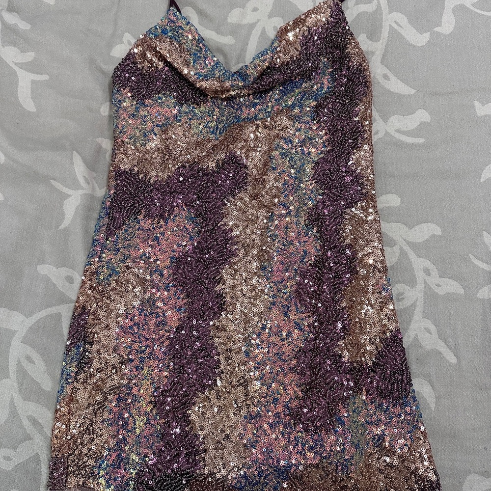 Sequin Multicolor Dress